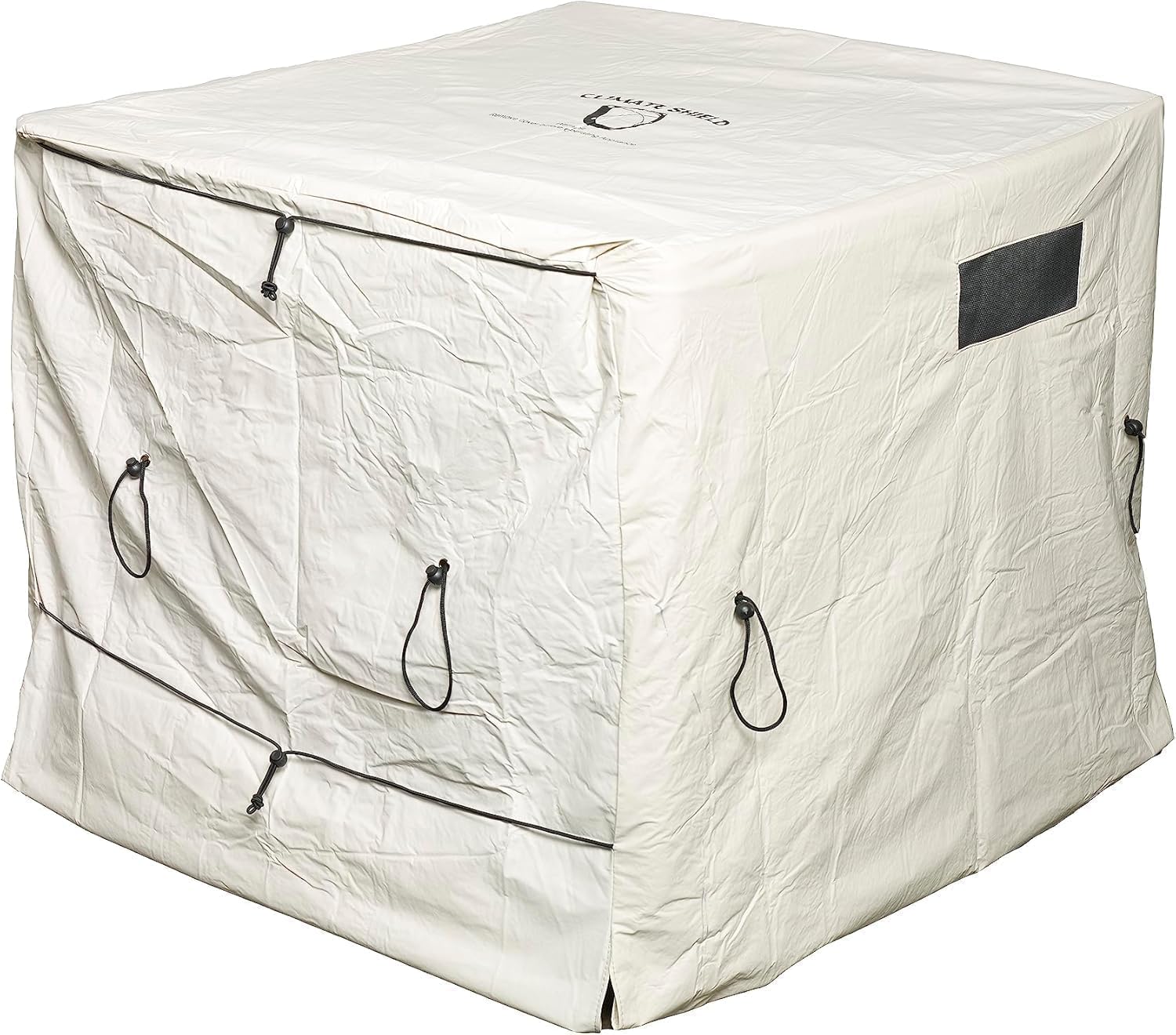 ® by Outdoor Solutions Inc ® Pool Heater Cover - Heavy-Duty Vinyl, Mesh Vents, Insulated Pool Equipment Cover for Winter Protection, Fits Pool Heat Pump & Filter