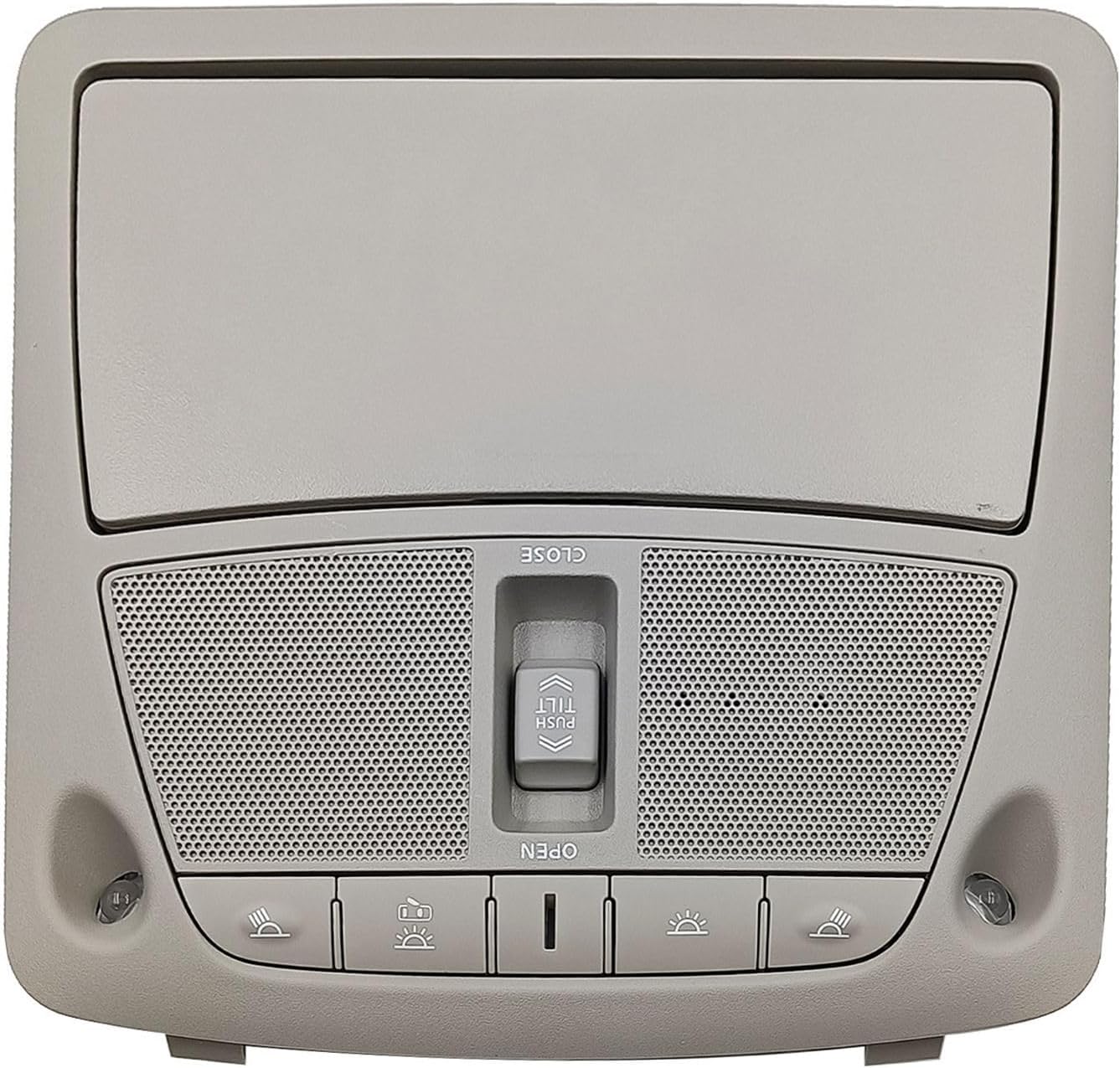 Overhead Console Interior Overhead Map Lamp Reading Light for Nissan, Sunroof Switch Console Assembly Replacement Accessories-Black