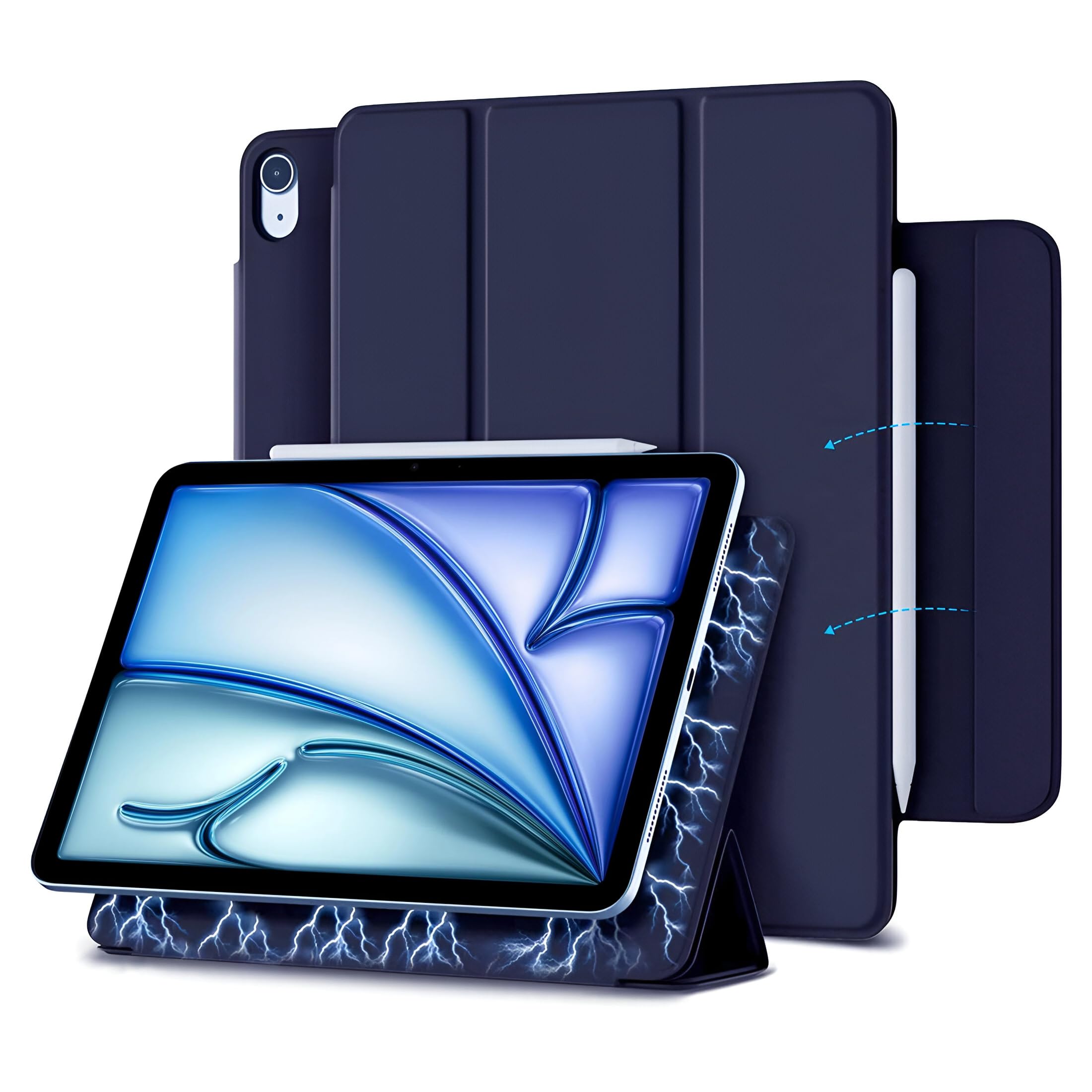 ProElite for iPad Air 11 Inch Case M2 2024, iPad Air 5th Generation Case 2022/iPad Air 4th Gen Case 2020 10.9 Inch, Smart Magnetic Case Cover for Apple iPad Air, Dark Blue (B08T5XWKBW) Amazon Price History, Amazon Price Tracker