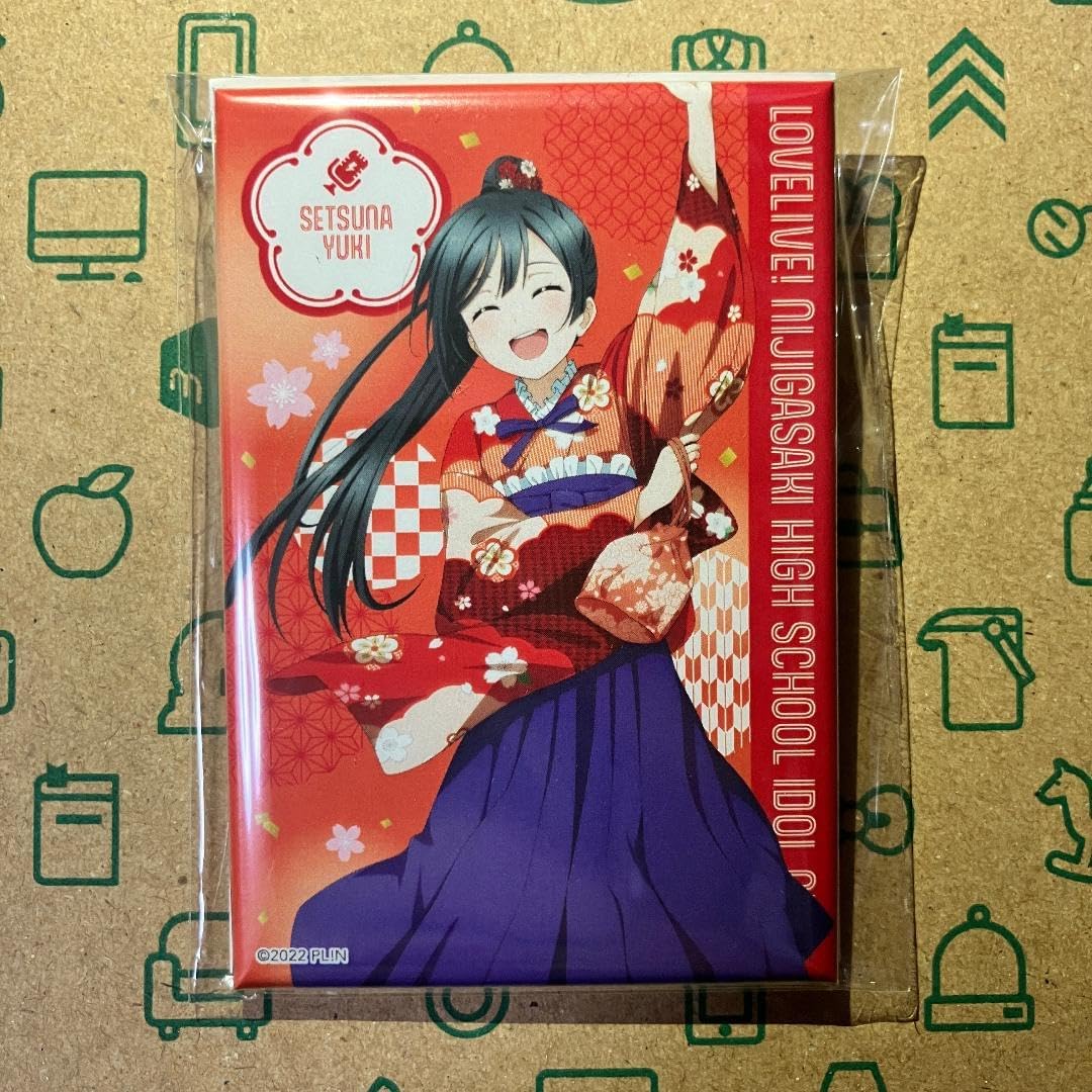 優木せつ菜 スタンド缶バッジ 袴姿 描き下ろし 虹ヶ咲