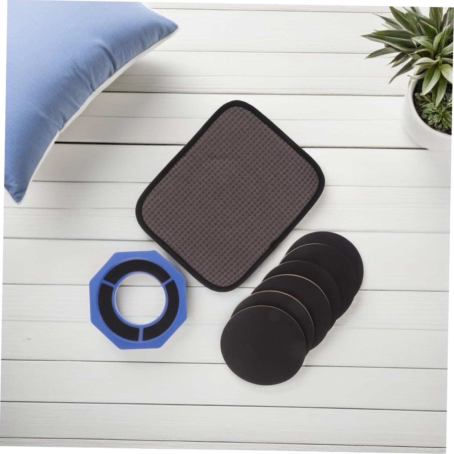PRETYZOOM Bowling Ball Polishing Kit with Ergonomic Stand Base, 4.7 Inch Sanding Pads, Microfiber Towel, and Sponge for On-the-go Ball Care and Cleaning, Versatile Functionality for Pros