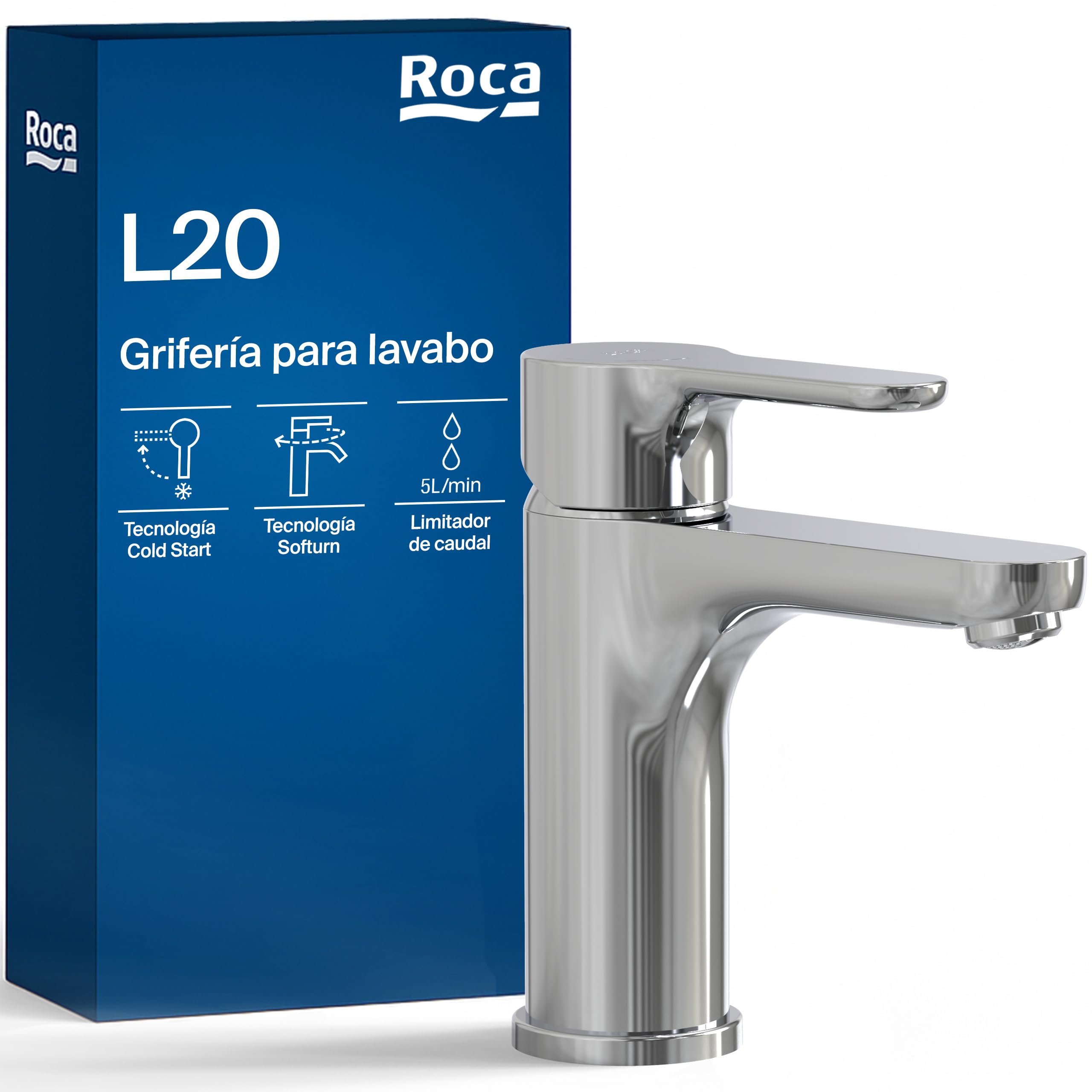 Grifo Monomando Griferia Ducha L20 Roca Columna De Ducha Monomando