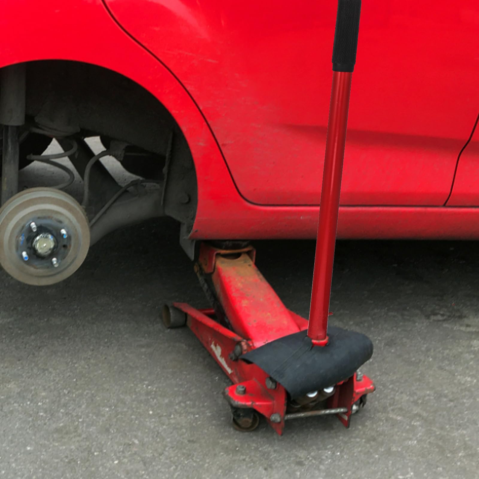 PACKOVE Poignée De Cric Hydraulique De Sol 2 Tonnes Poignée De Remplacement Antidérapante Barre De Levier Horizontale Accessoire Garage Atelier 14.69In