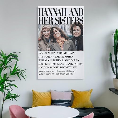 Miniatura 6 de Pósteres de películas retro de Hannah y sus hermanas de los años 80, póster de arte en lienzo vintage y arte de pared, póster moderno para