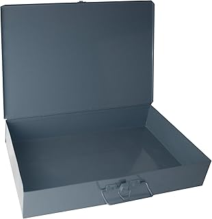 Durham 123-95-IND Gray Cold Rolled Steel Individual Large Empty Metal Shell, 18" Width x 3" Height x 12" Depth