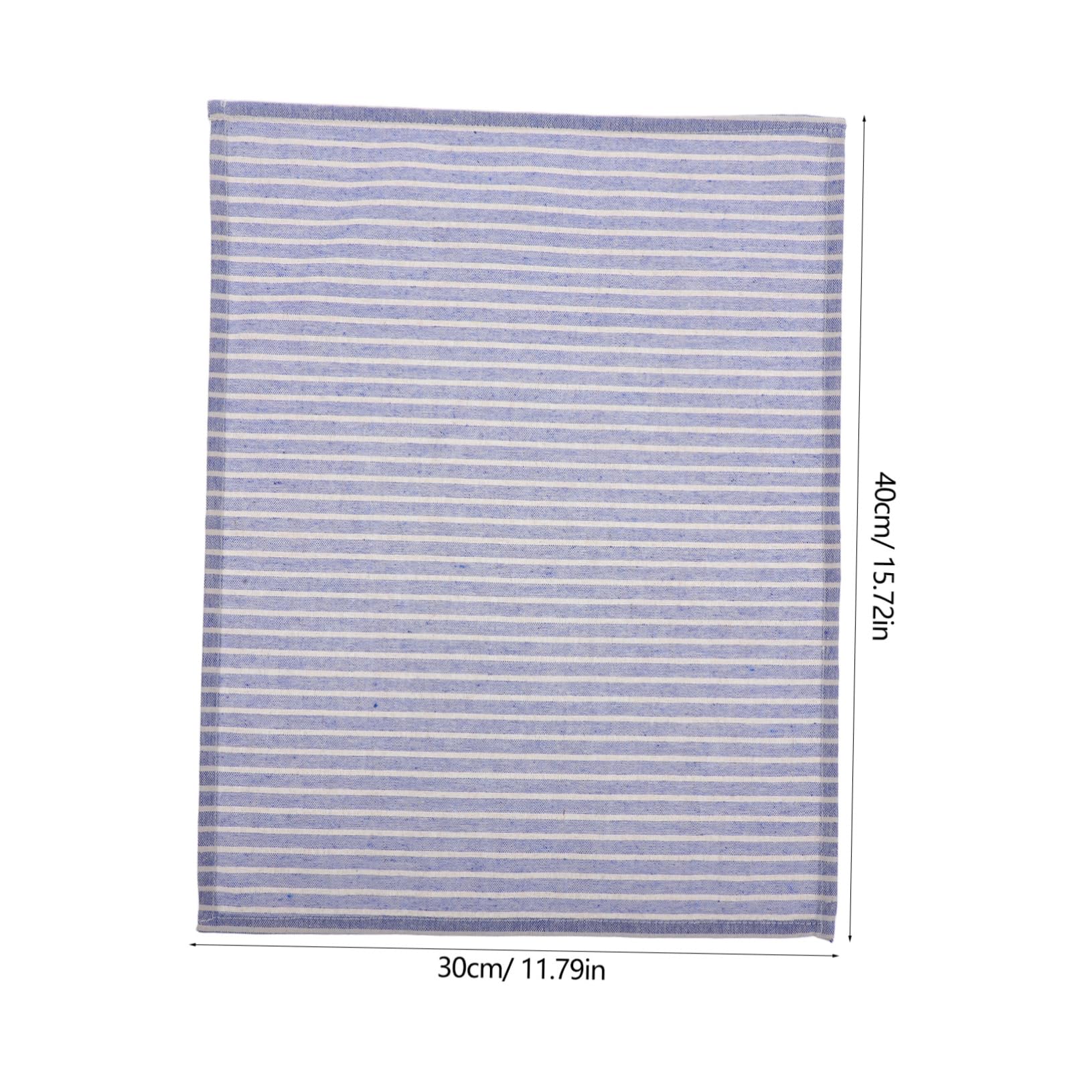ERINGOGO 12 Servilletas de Mesa a Rayas, Jute y Algodón-poliéster, Reutilizables, para Decoración de Mesa y Restaurantes