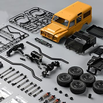 RC Off-Road Car, 118 RC Car, 118 RC Remote Control Car, DIY Assembly/Complete Set, KIT Set/RTR Set, MN111, Four Wheel Drive, LED Included, 3 Speeds, 48  Climbing, Low Speed Climbing, Aluminum Alloy