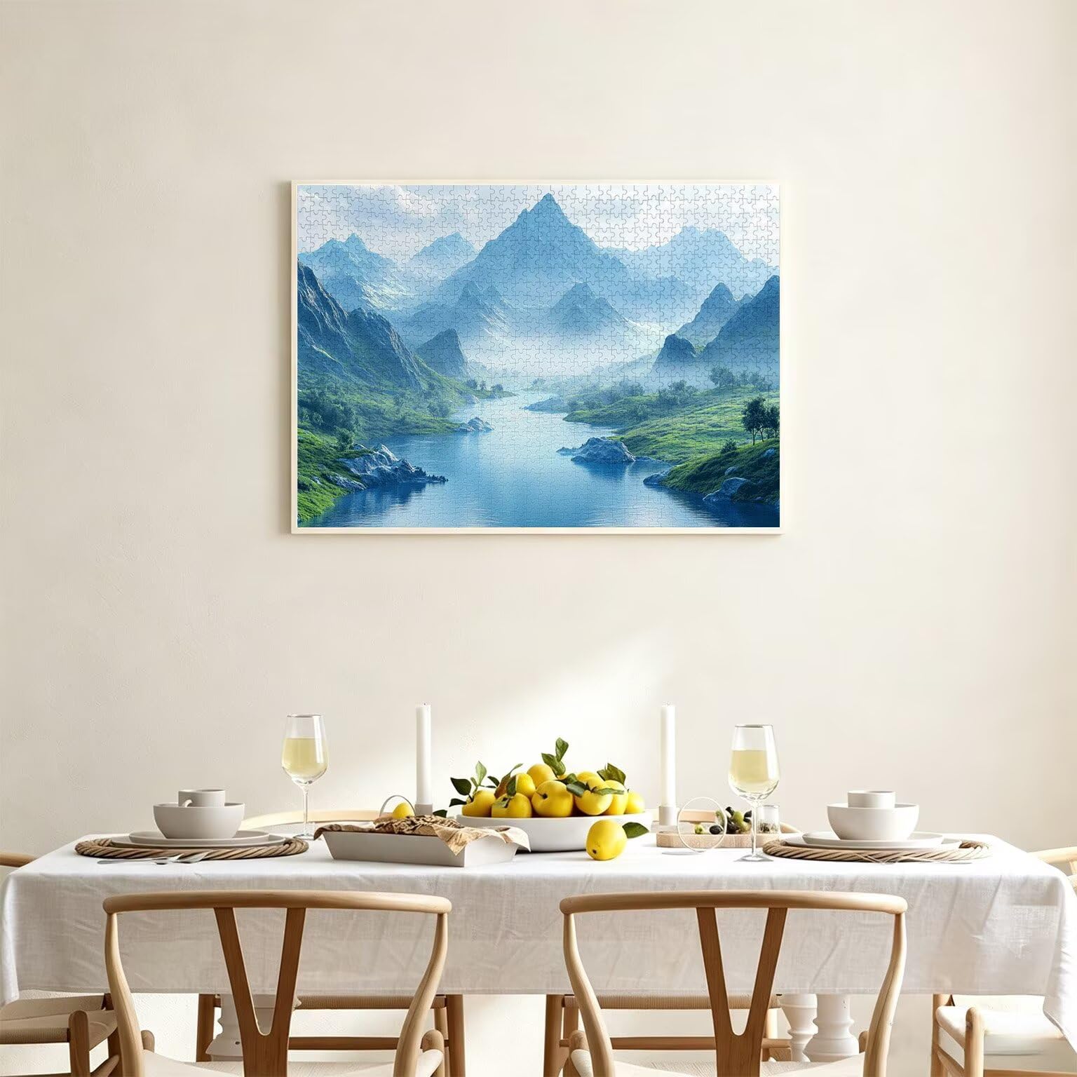 Puzzle 1500 Pezzi montagna Puzzle Legno Vista, n-711