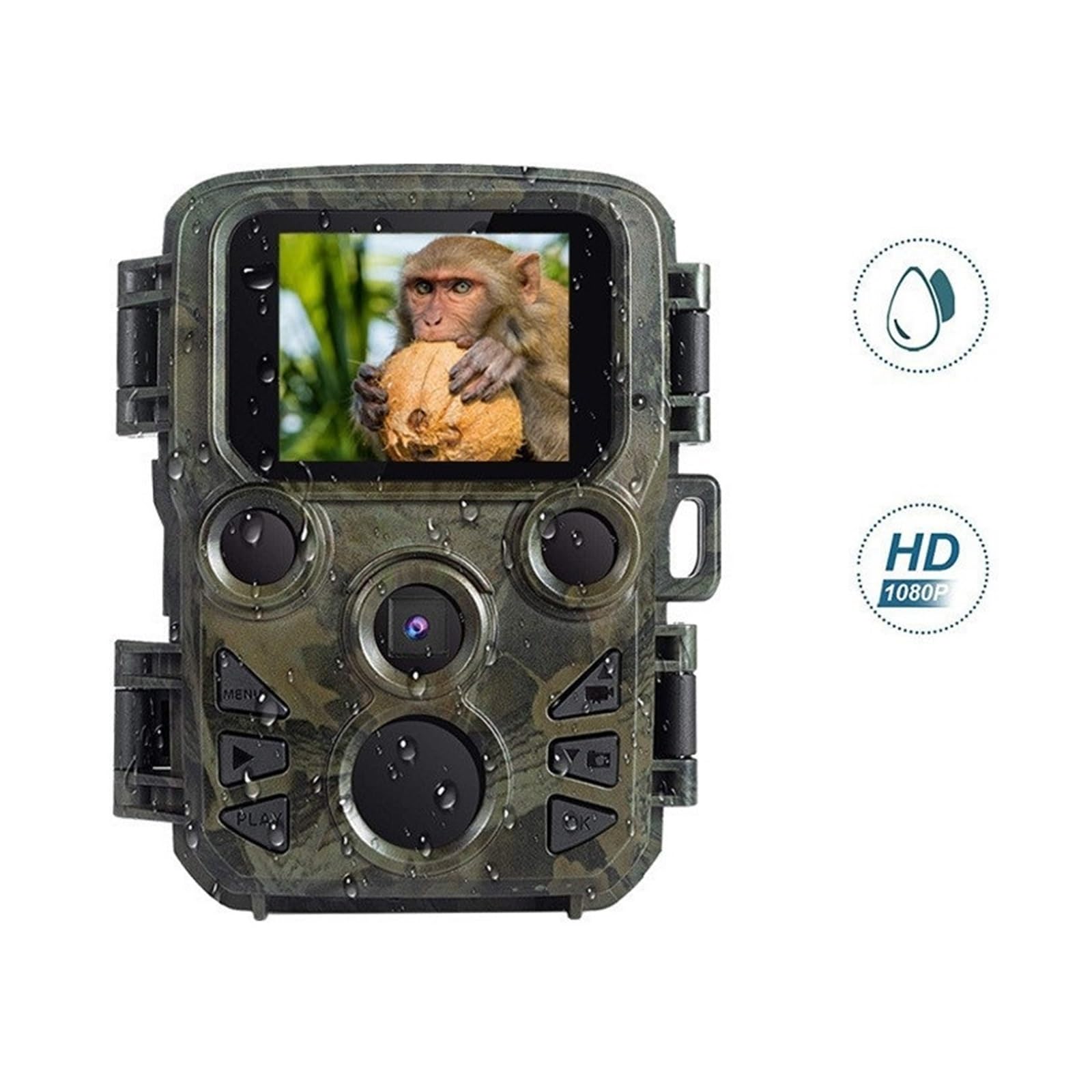 Cámara Vida Silvestre Cámara De Caza Mini Trail Camera Video Wild Animal Night Vision Impermeable Vida Silvestre Confiable Preciso