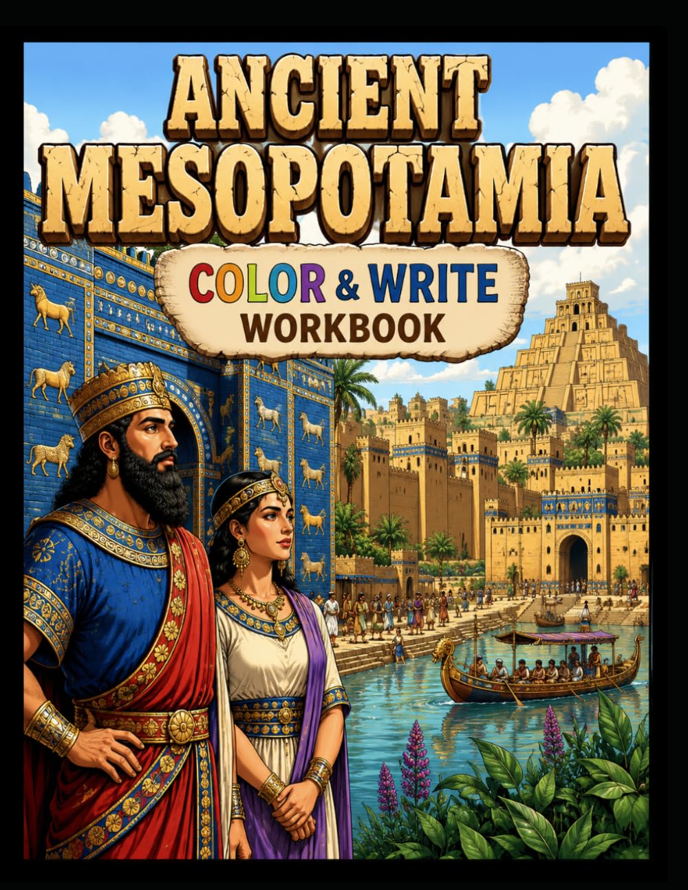 Mesopotamia Workbook: Coloring & Writing (History Coloring & Writing Workbooks)