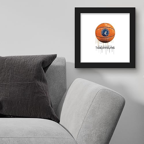 Miniatura 3 de Trends International Gallery Pops NBA Minnesota Timberwolves - Póster de pared de baloncesto por goteo, 12.00 x 12.00 pulgadas, versión de marco