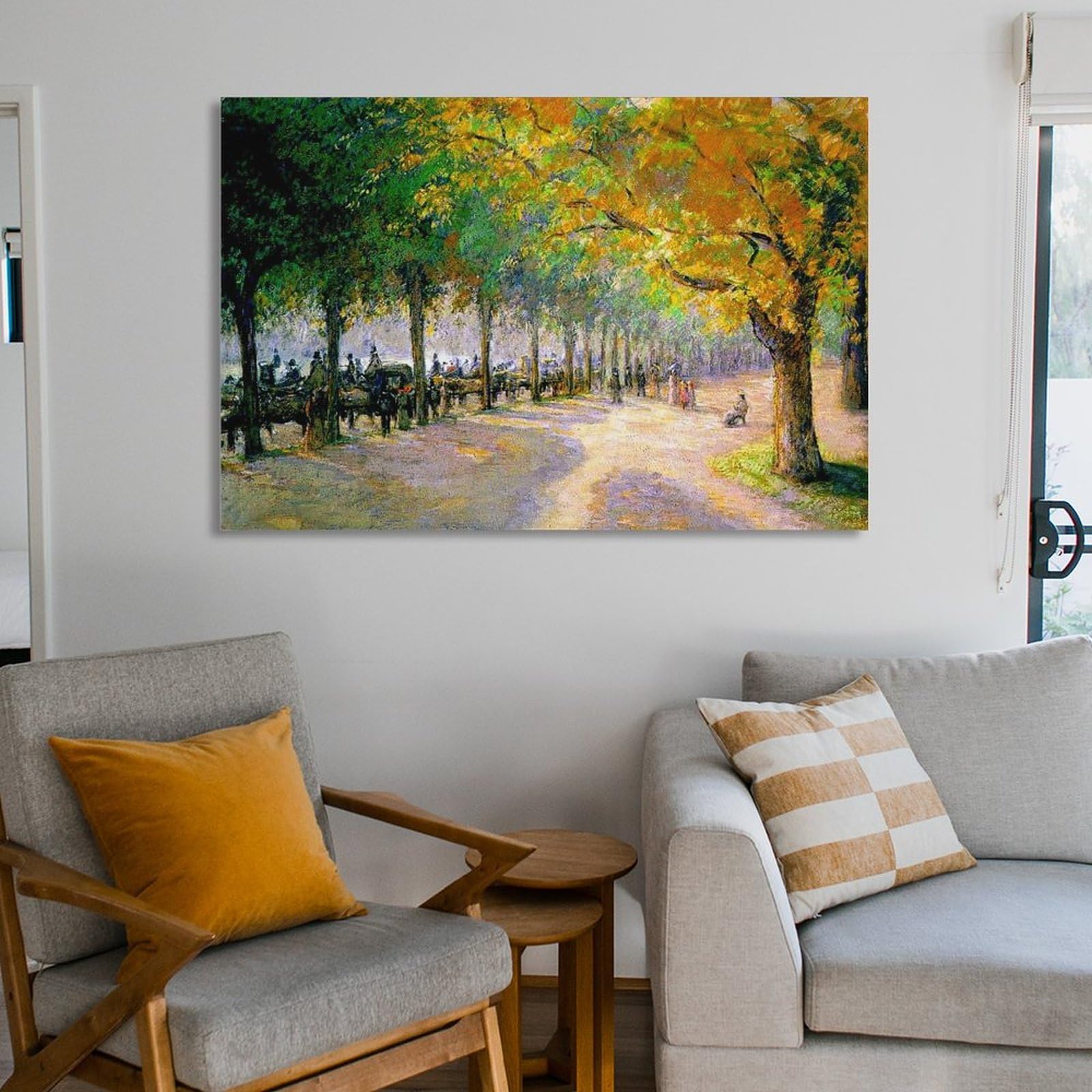 Amazon.com: Camille Pissarro Painting Art Poster Hyde Park