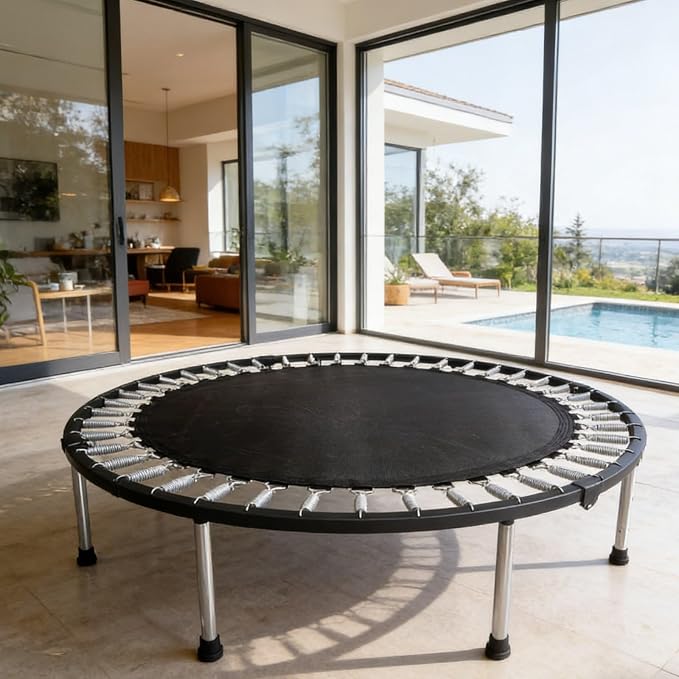 Jumping Mat para Trampolín MotiveTech Material PP Resistente, Negro miniatura 2