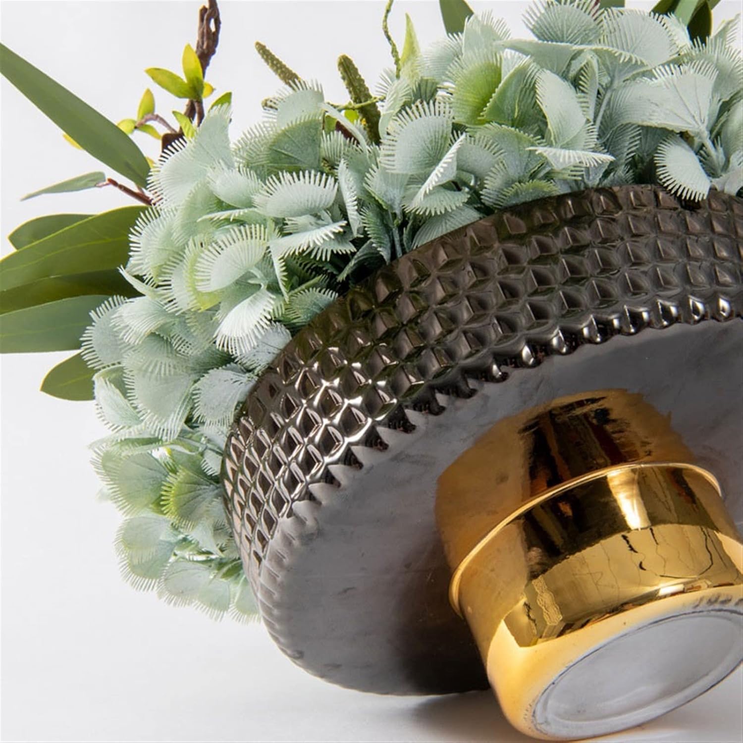 造花 ライト モダン シミュレーション ラグジュアリー シルク フラワー オーナメント フラワー アレンジ ダイニング テーブル ホ