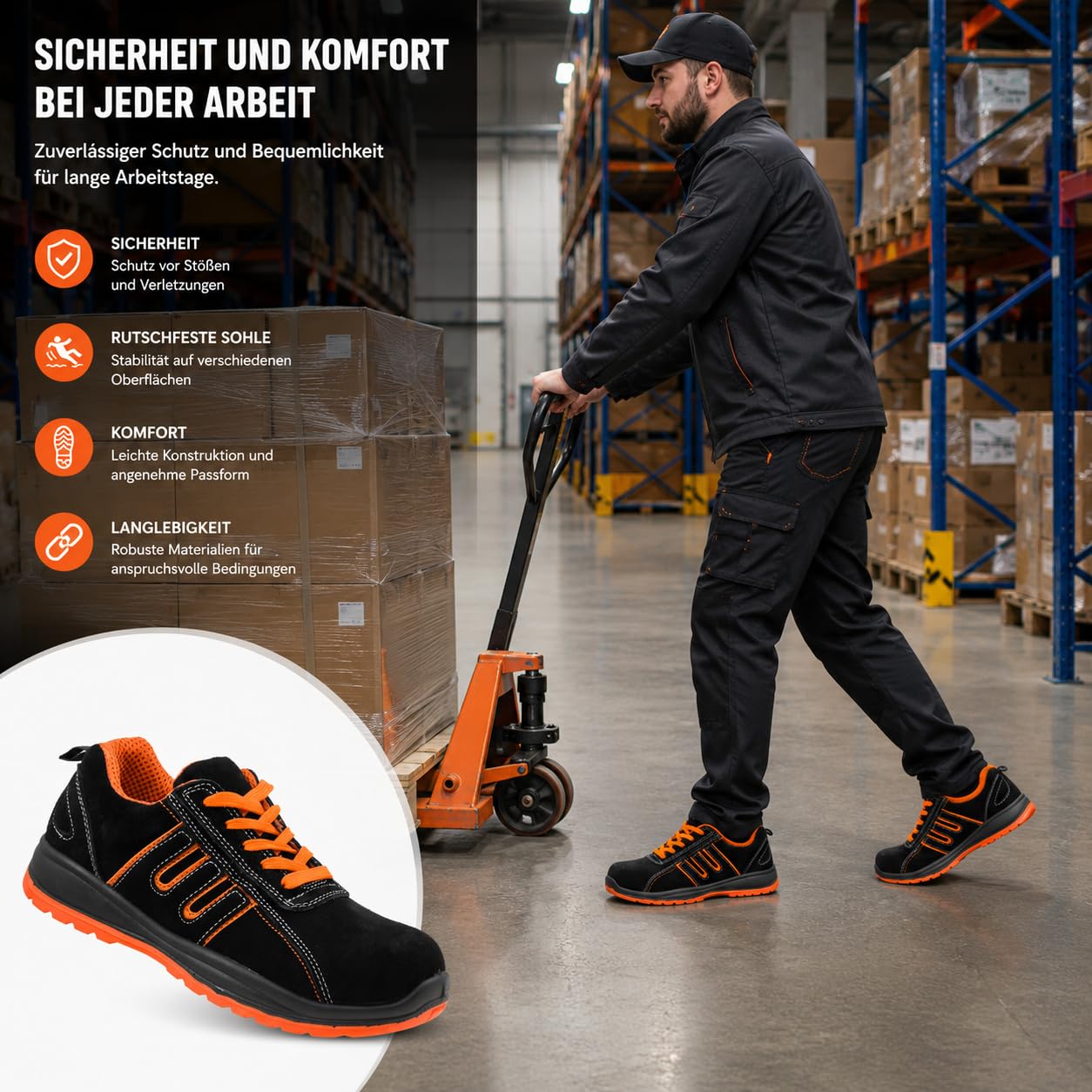 Urgent Calzado de seguridad modelo 216 S1 EN ISO 20345 unisex