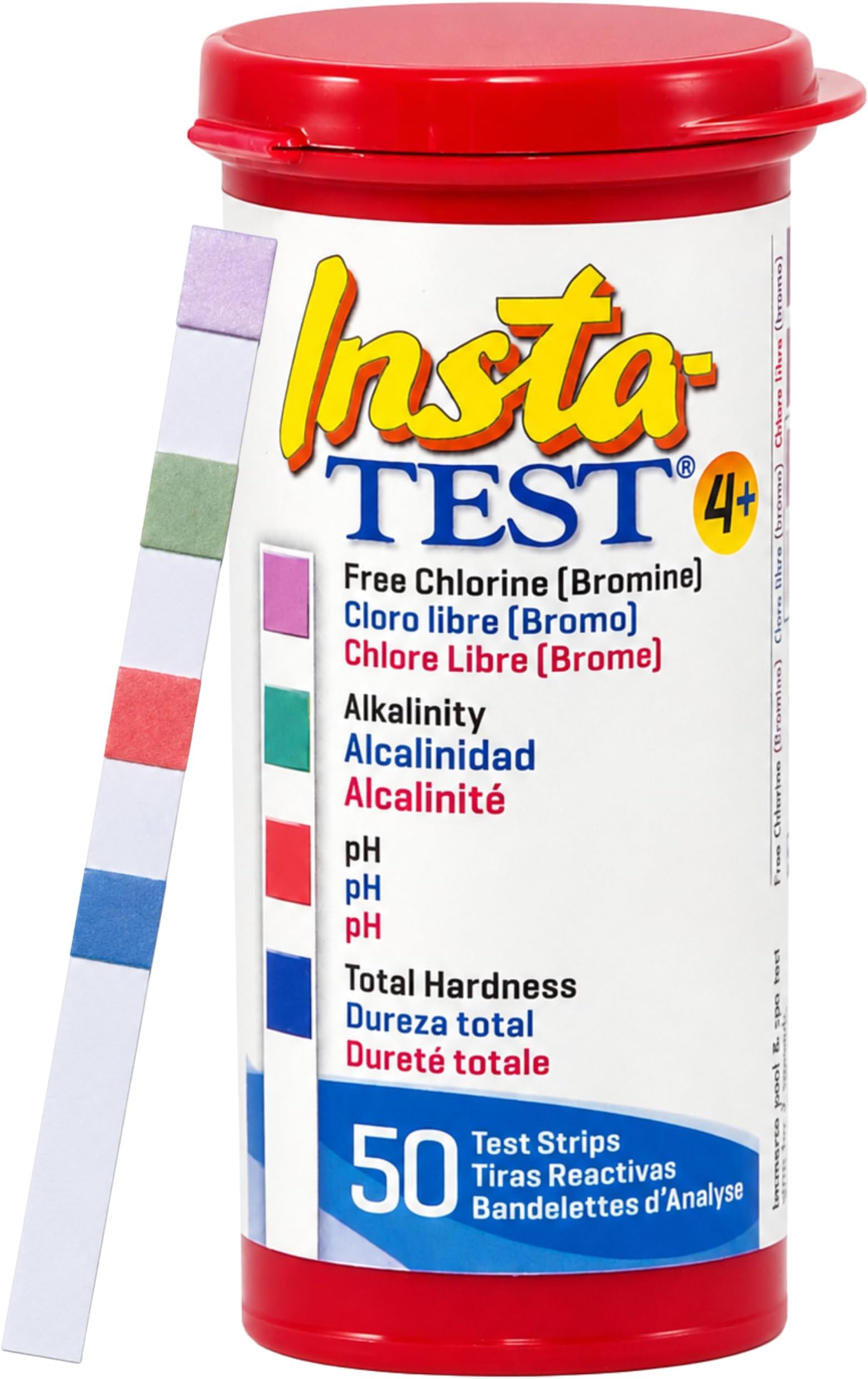 LaMotte Insta-Test 4 Plus, Free Chlorine, Bromine, Alkalinity, pH, Total Hardness Testing