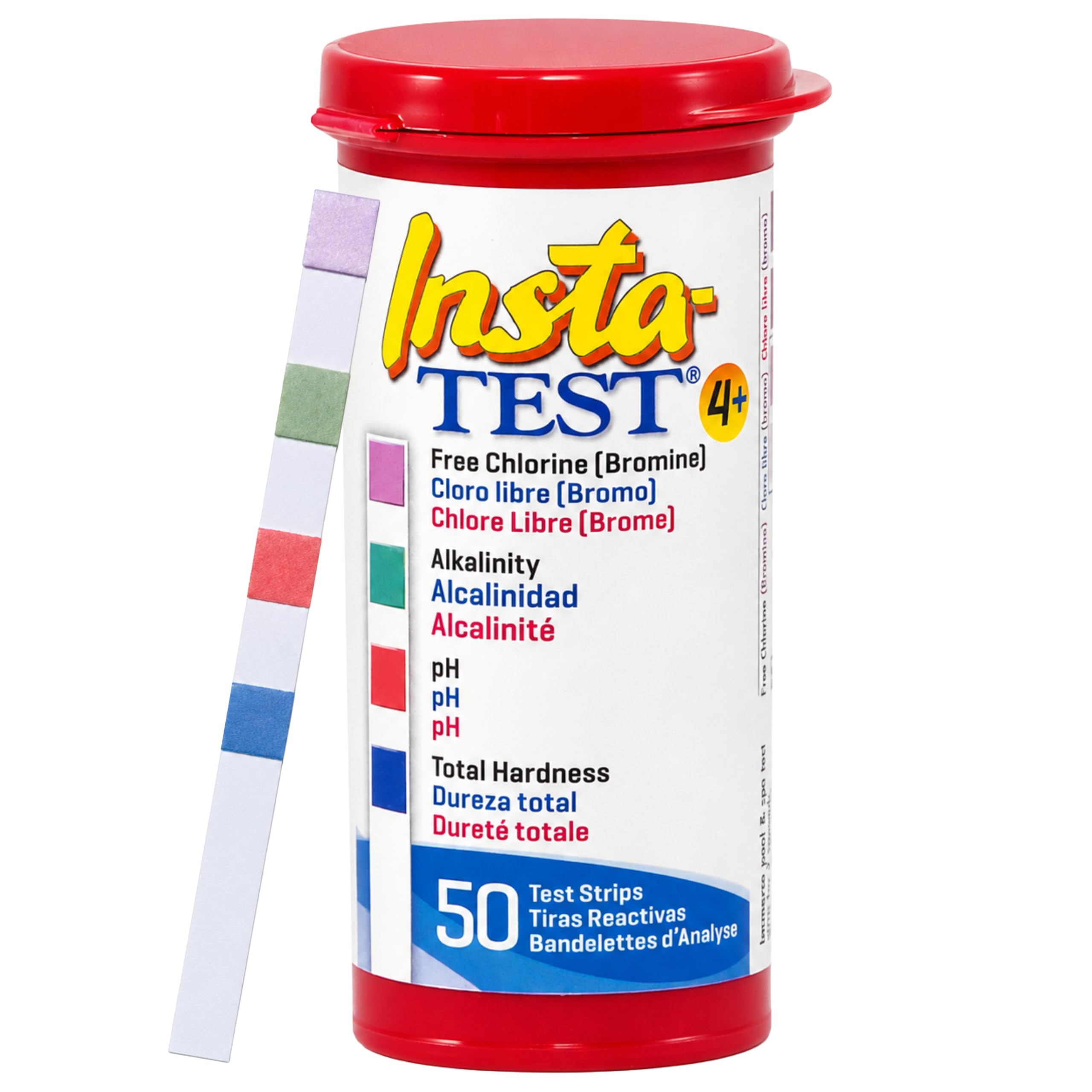 LaMotte Insta-Test 4 Plus, Free Chlorine, Bromine, Alkalinity, pH, Total Hardness Testing