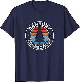 Danbury Connecticut CT Vintage Graphic Retro 70s T-Shirt