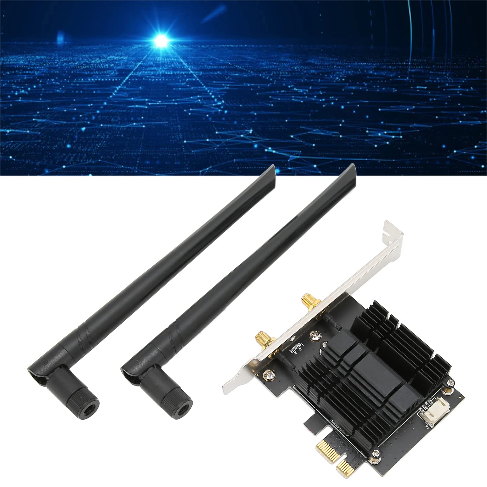 Scheda WiFi WiFi 6E AX210 PCIe Scheda WiFi AC1300Mbps 4.2 PCIE Scheda WiFi desktop dual band 2.4GHz 5.8GHz per PC desktop