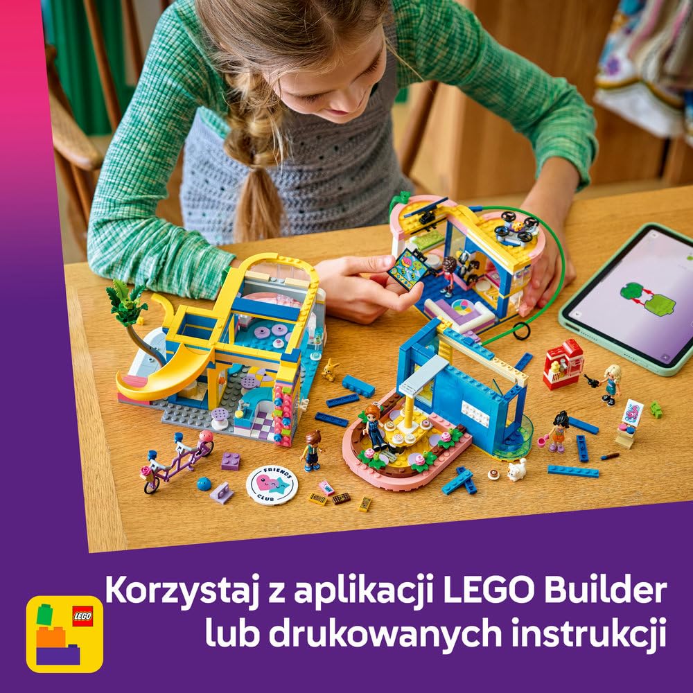 LEGO Friends Domek klubu przyjaciół z Heartlake 42689 | Miejsce spotkań, zestaw z minilaleczkami, prezent dla dziewczynki i chłopca 8+, 794 elementy
