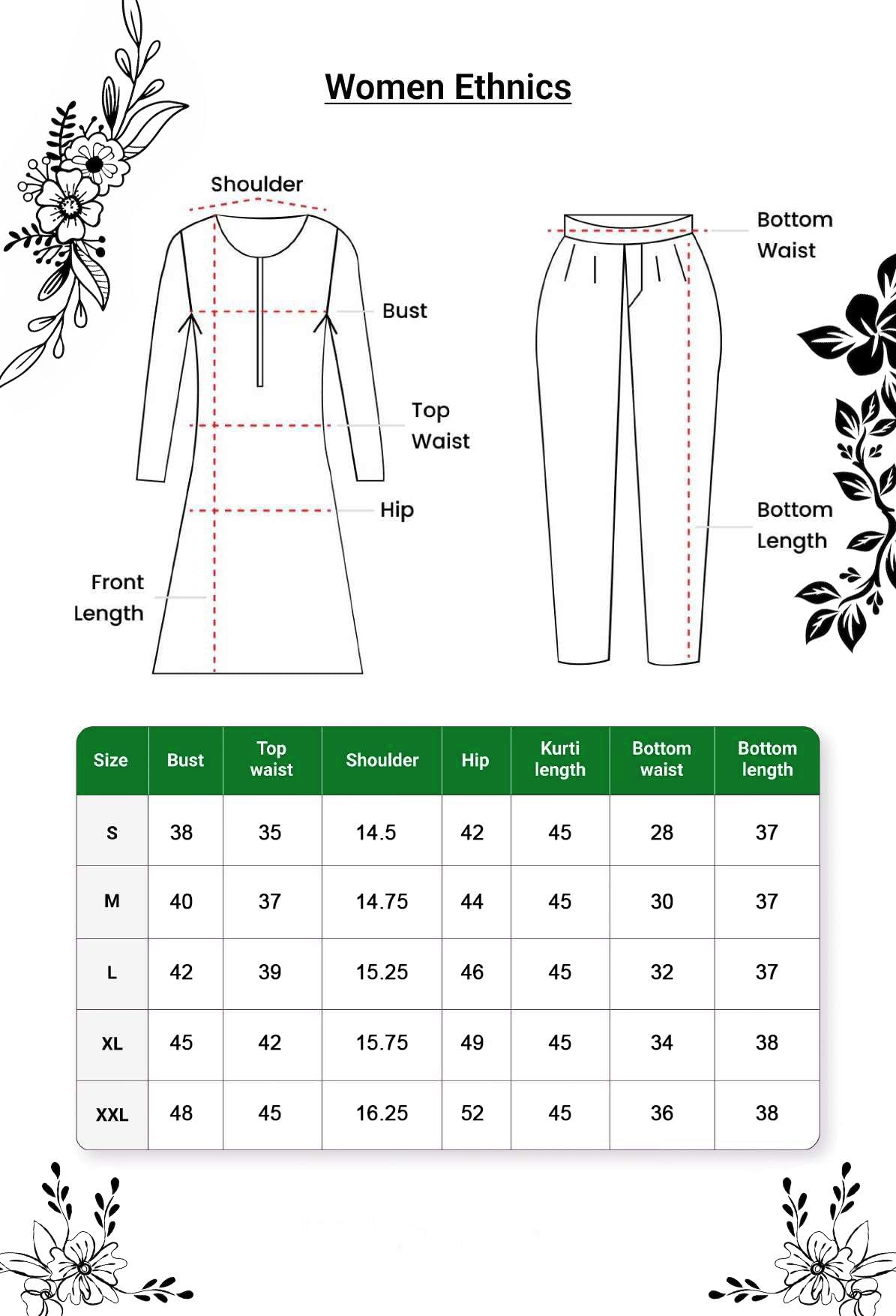 ANNI Designer Ensemble kurta pour femme avec imprimé en viscose | Ensemble kurti pour femme | Anarkali Kurta Pantalon Dupatta 3 pièces | Col en V, manches 3/4, coupe régulière, vêtements ethniques