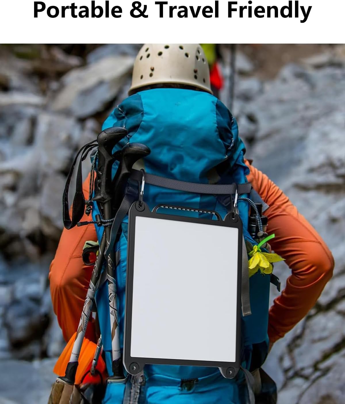 Starlink Mini Car Suction Cup Mount with Silicone Cover & Carabiner, Strong Suction Cup Mount for Car Windows & Sunroofs, Ideal for Cars, RVs, Boats & Road Trips (Black)