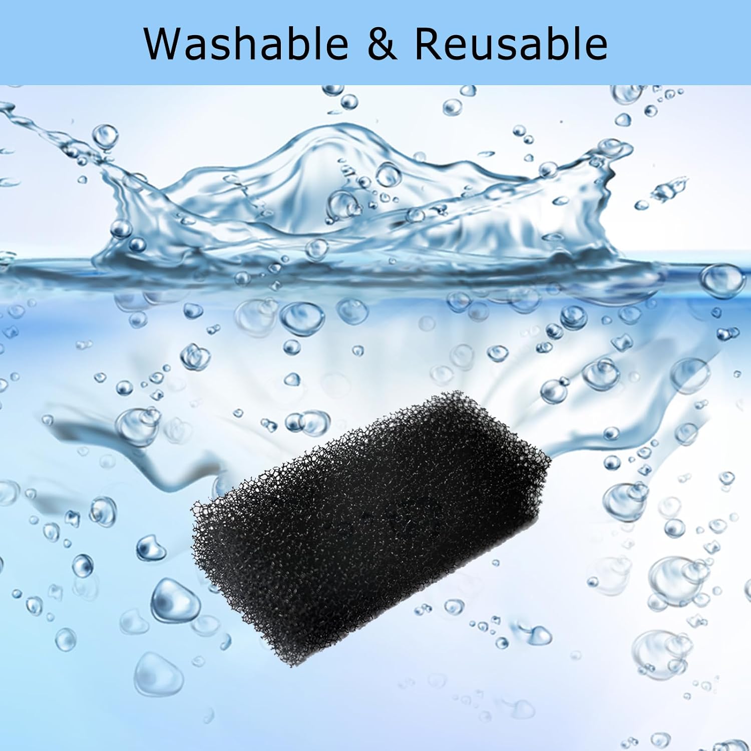 6 Pack EX201 Foam Filter Compatible with Shark CarpetXpert Upright Carpet EX201, R-EX200, EX150, EX151, EX121BRN image 5