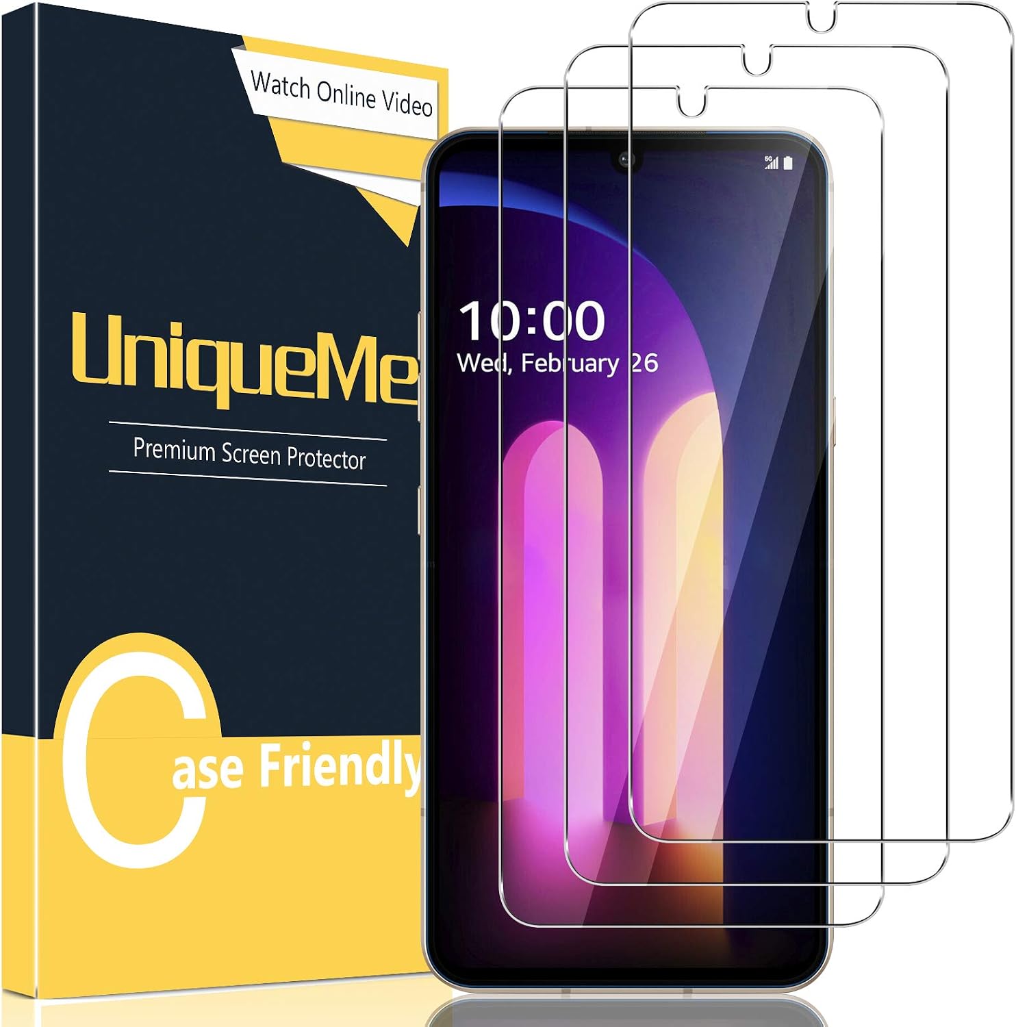 Compatible for Google Pixel 7 Pro TPU Screen Protector 6.7-inch,[Fingerprint Sensor Support][Easy Installation Tool] Full Coverage 3D Curved Screen Film