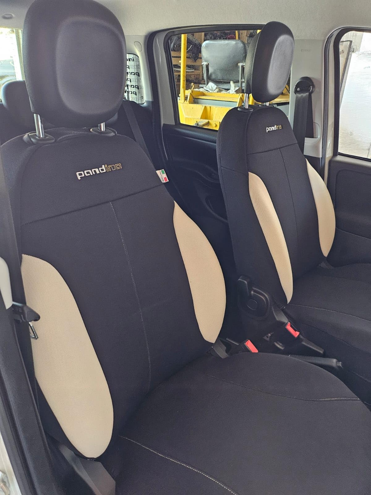 Italfodere Coprisedili Tessuto Compatibili Fiat Pandina 2024 Anteriori Posteriori Accessori Auto Interni Made in Italy