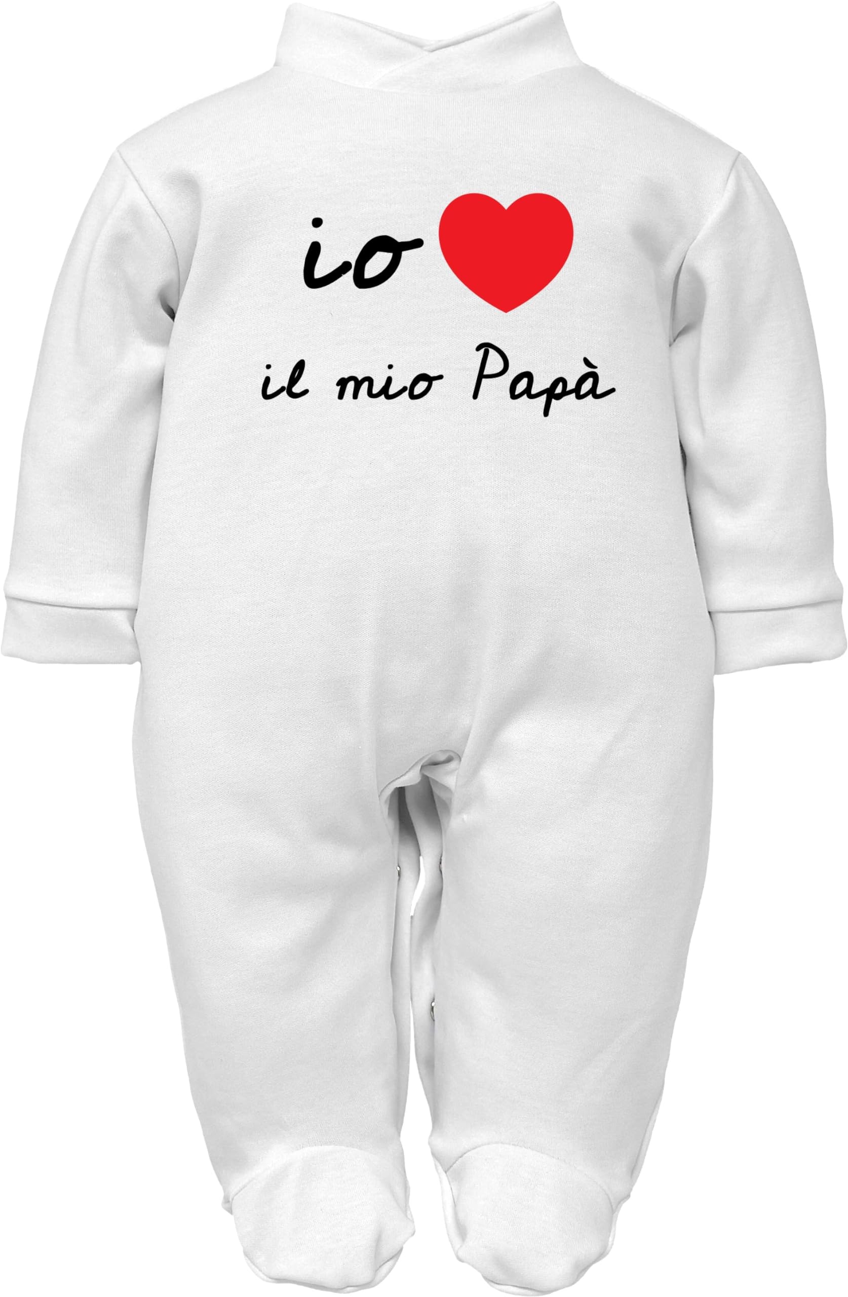 body per neonati cotone frase Io amo il mio papà manche corte o in caldo cotone manica lunga set con bavetta cappello e tutine neonati