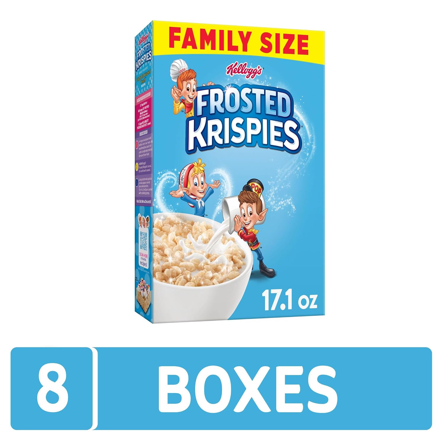 Kellogg's Frosted Krispies Original Breakfast Cereal 8.5Lb 8 Count image 2