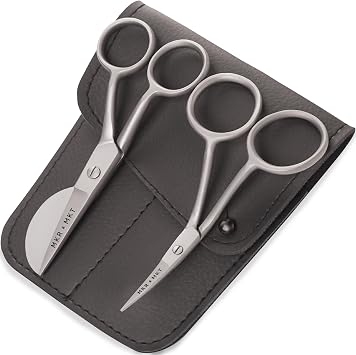 Applique Embroidery Scissors Set - Duckbill & Needlepoint, 4.5, Brushed