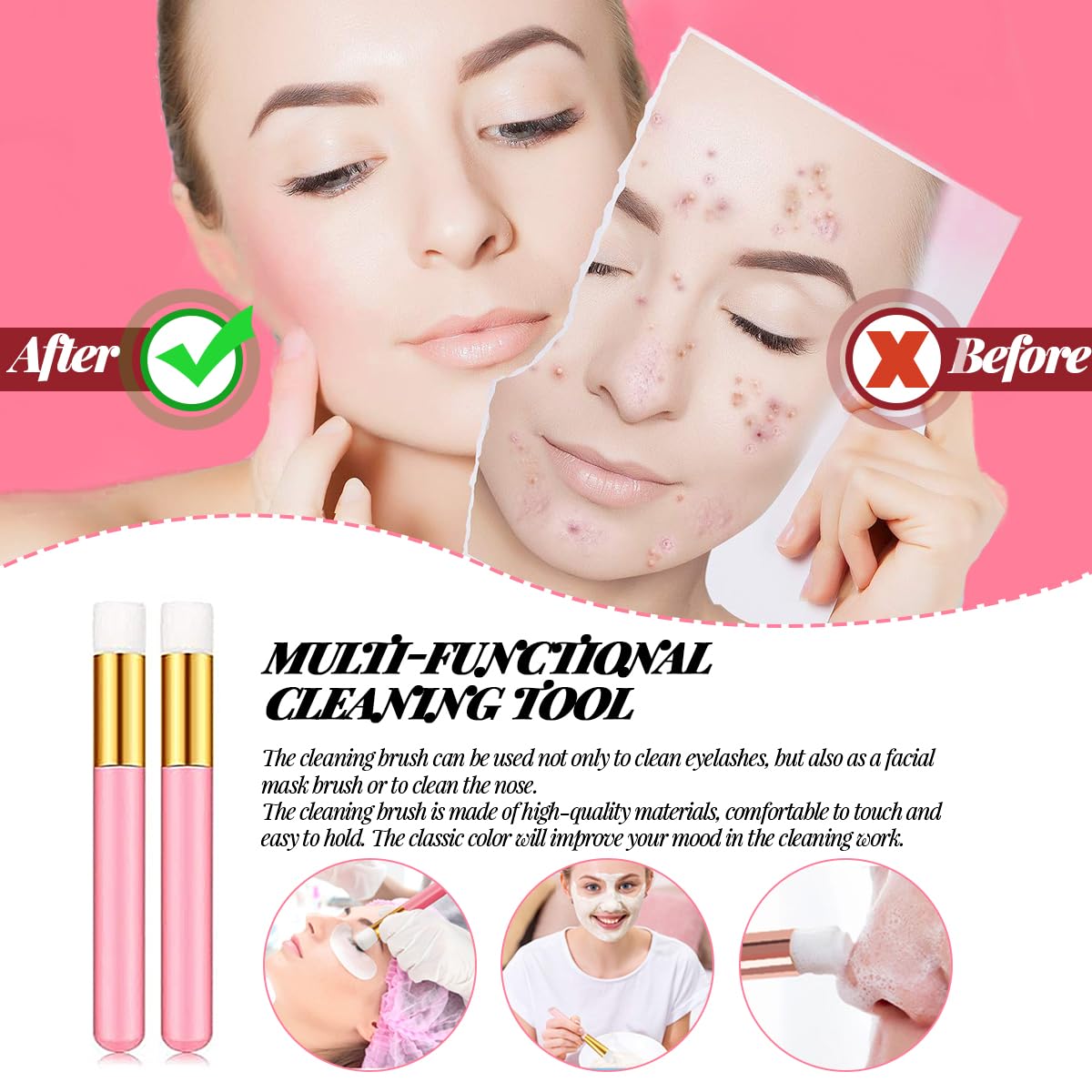 Kit D'extension de Cils pour Débutants Pratique des Cils pro Set Avec Tête de Mannequin Paupières Amovibles Usb Fan Spray Personal Fake Lash Bar Shampooing Brosse Fournitures Boîte de Rangement