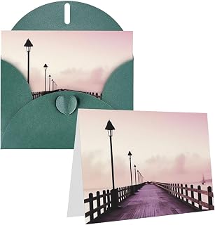 Thank You Cards Set Of 1 With Envelopes, The Mumbai Filmcity Tours 4x6 Inch Greeting Card For Personalized Notes Formal All Occasion Cards Suitable For Small Business, Baby Shower, Wedding, Graduation