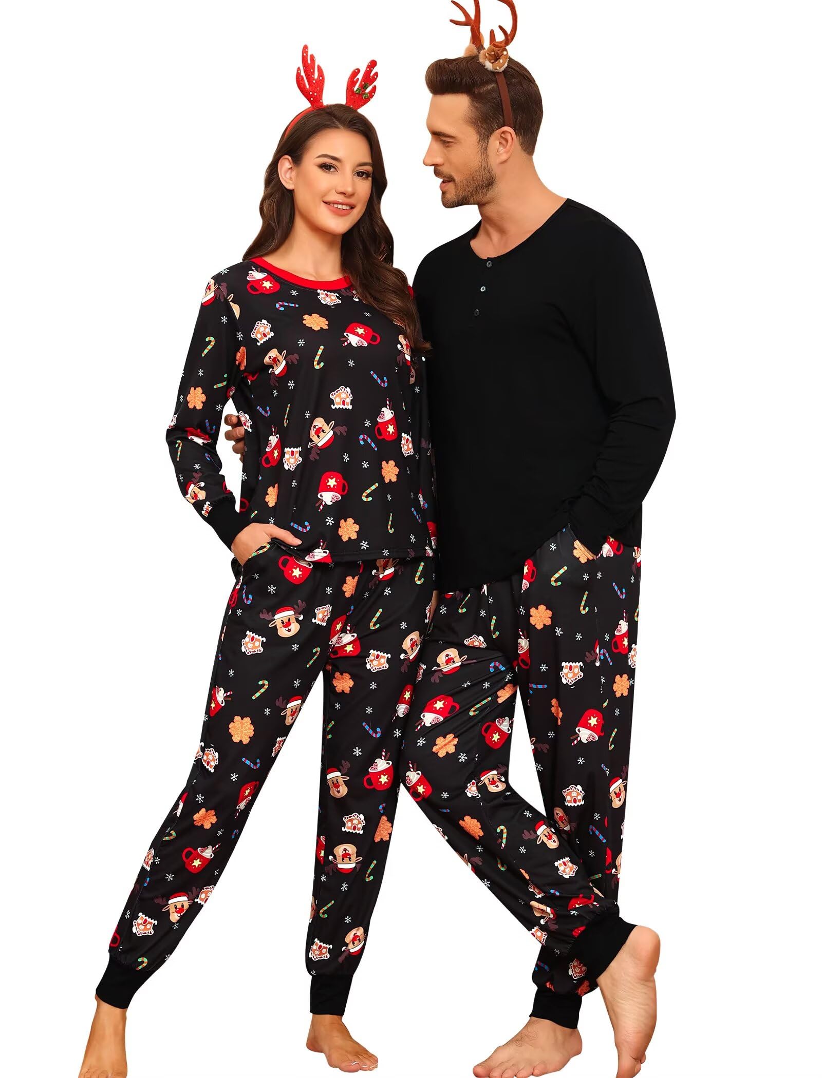 Matching Family Pajamas Christmas Pjs Long Sleeve Holiday Sleepwear Soft Loungewear-image-14