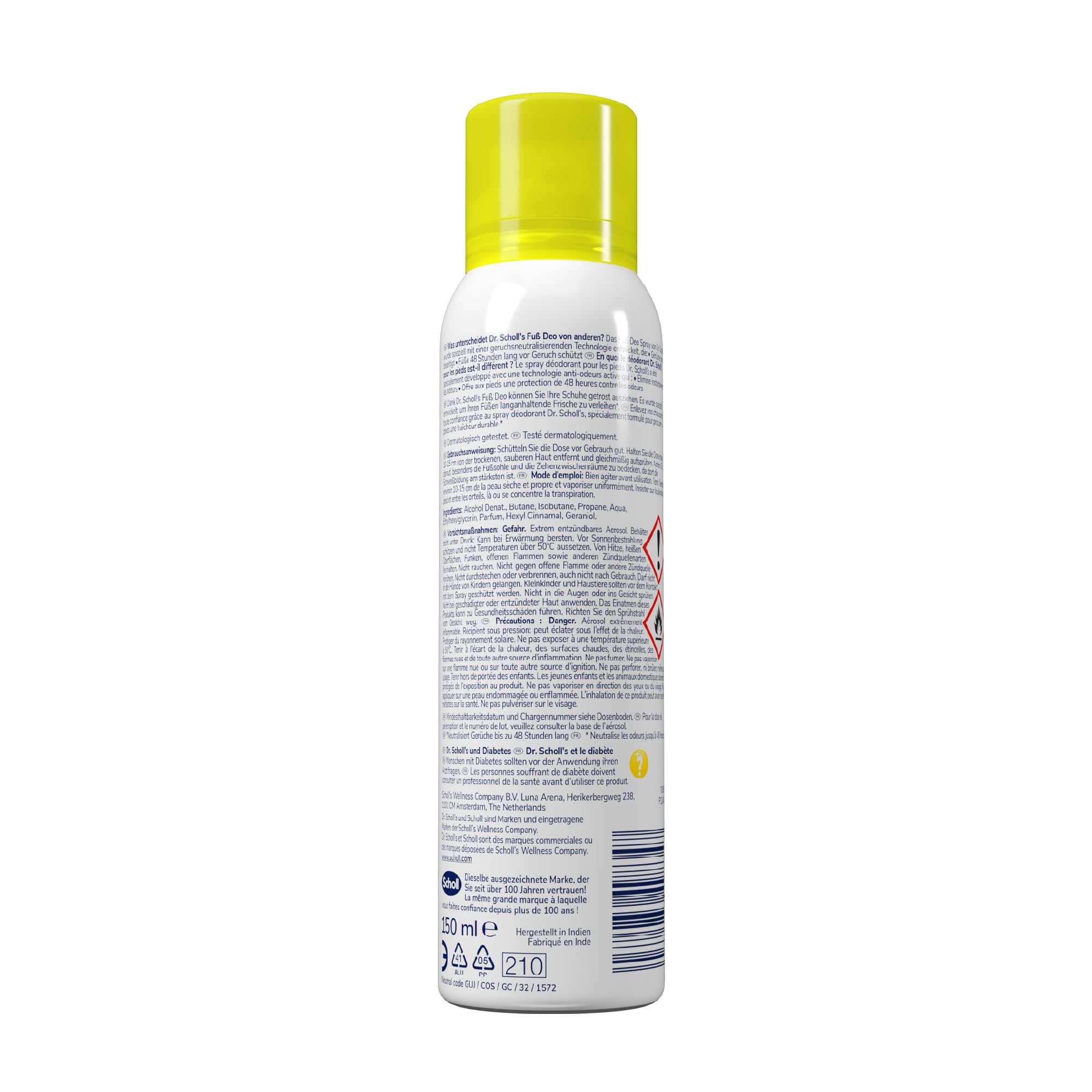Scholl Fresh Step Extra Fresco Spray para pies (1 x 150 ml)