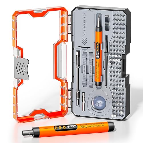 ANVANNA 120-IN-1 Mini Electric Screwdriver Set is a comprehensive electric