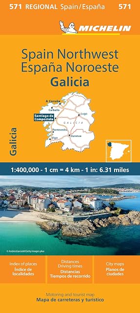 Portada de Mapa regional espaÑa noroeste - galicia