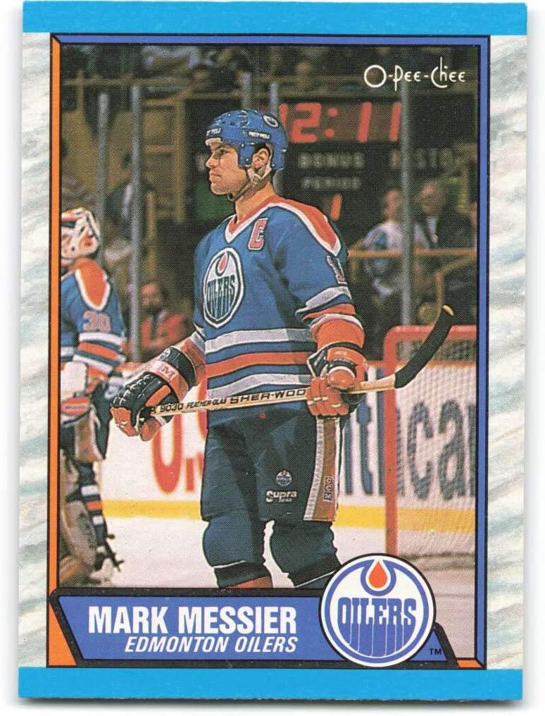 1989-90 O-Pee-Chee #65 Mark Messier Edmonton Oilers NHL Hockey Card NM-MT Thumbnail