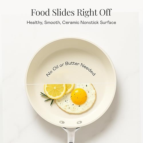 Miniatura 9 de GOTHAM STEEL PRO - Juego de utensilios de cocina de cerámica antiadherentes, ollas y sartenes antiadherentes para cocina, utensilios de cocina