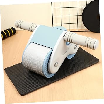 Wheel Leg Press Machine Roller Automatic Rebound Abdominal Wheel Abs Roller Wheel Automatic Rebound Ab Crunch Machine Stomach Exerciser Sports Fitness Wheel For Beginner & Sports Enthusiasts