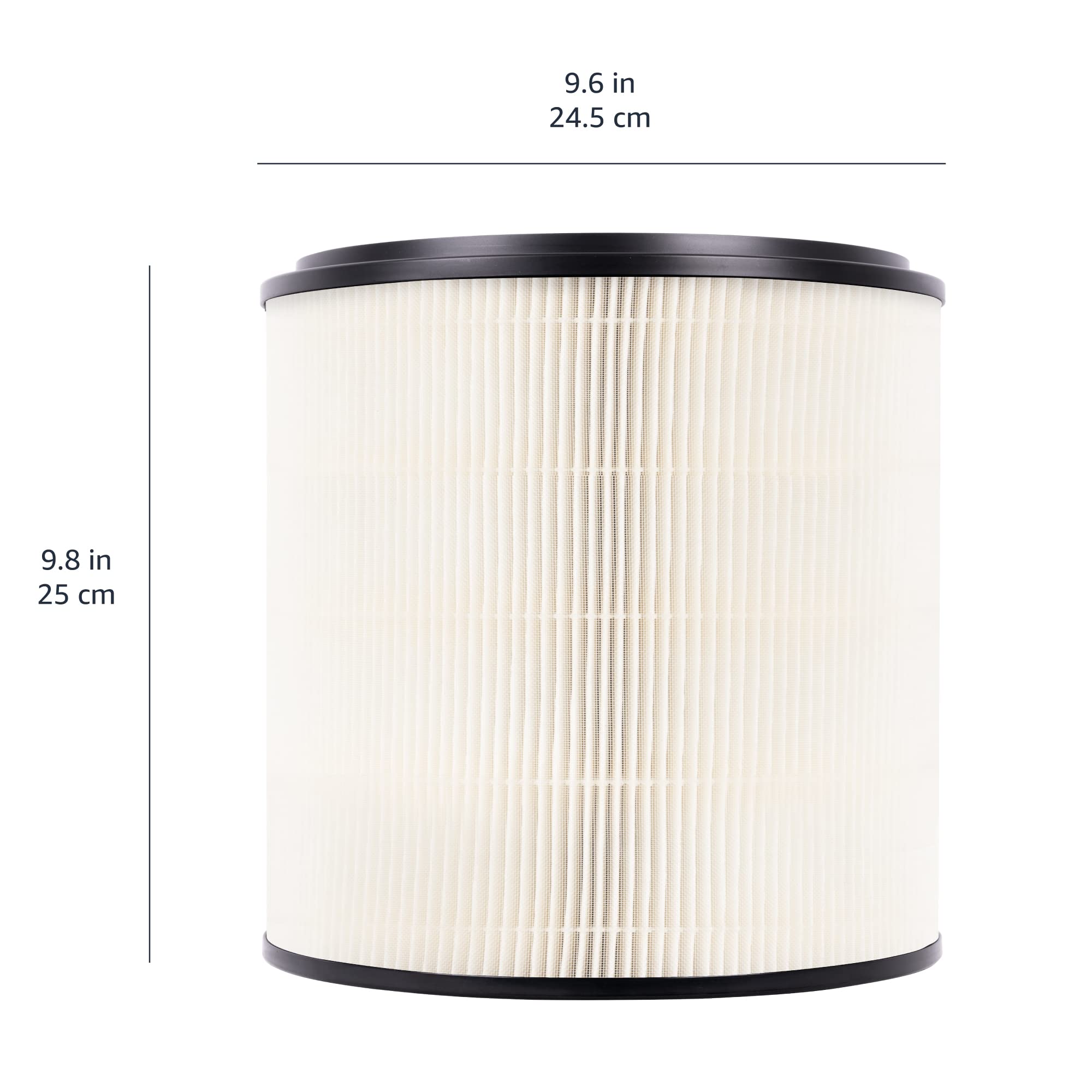 Amazon Basics Filtry zamienne do oczyszczaczy powietrza, z filtrem True HEPA, 48 m²