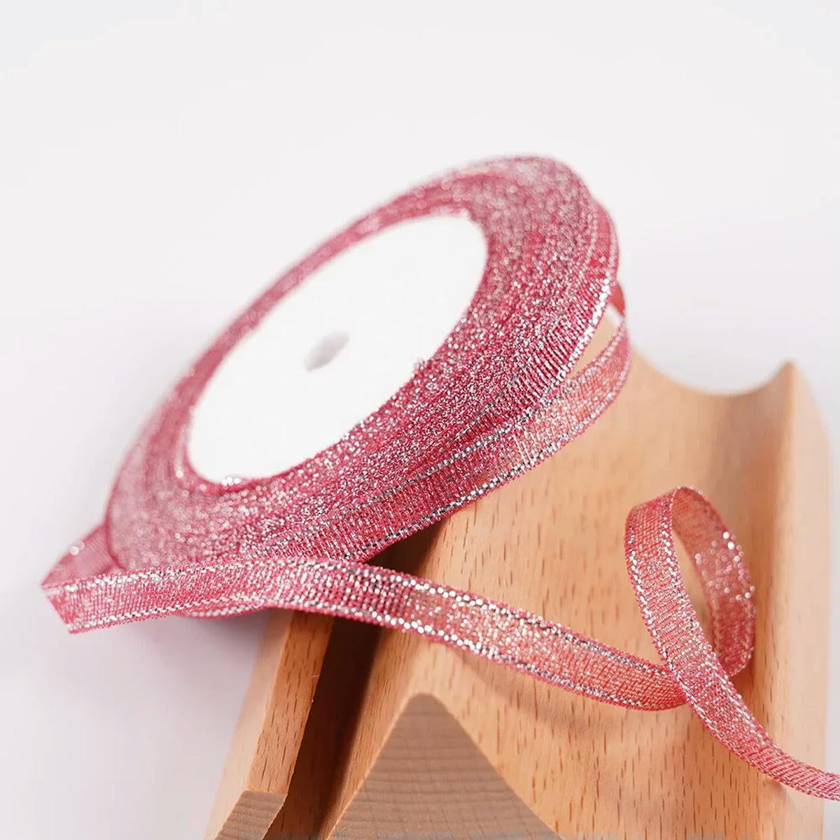 CIVIOOH 22 meters/roll 6mm Ribbon DIY Bow Crafts Gift Wrapping Bouquets Party Decor Ribbons