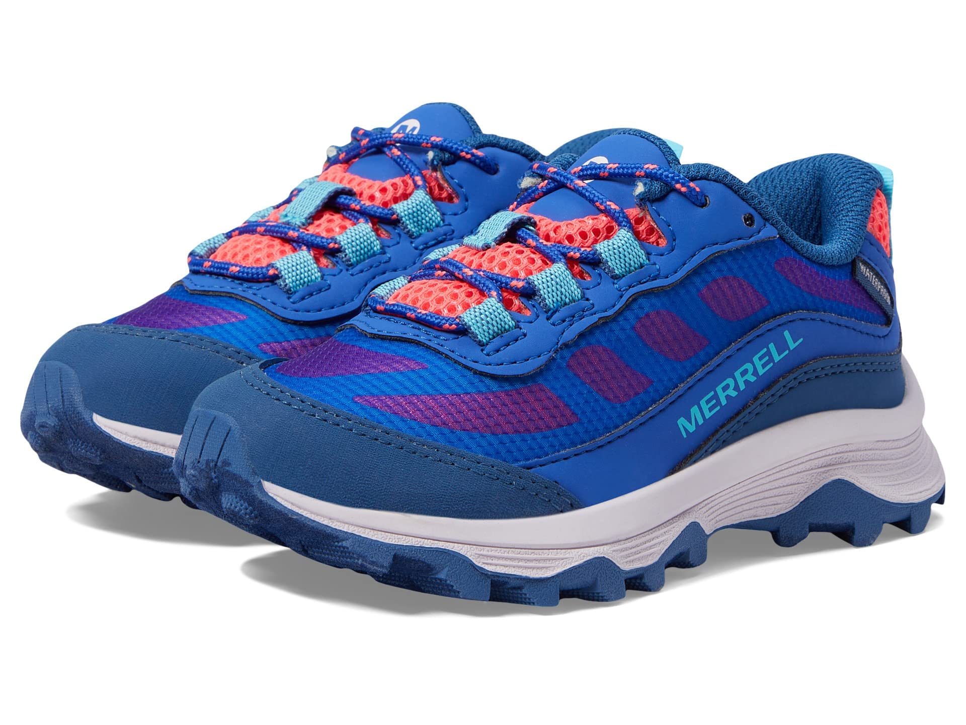 Merrell Moab Speed Low WP Blue Sneaker Adulto