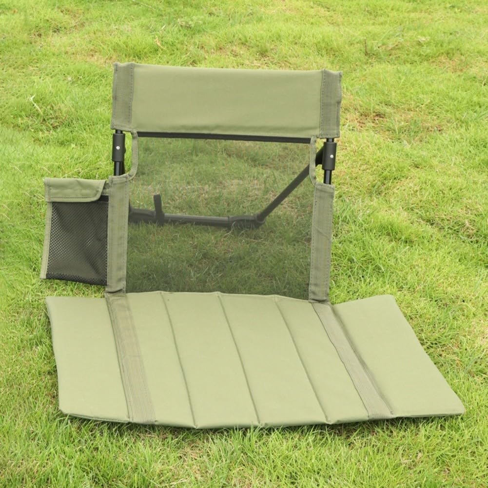 Cojín plegable portátil para silla de playa con resp transpirable para malla y bolsillo de almacenamiento liro para camping nic piscina tela Ox 600D capacidad de 100 kg