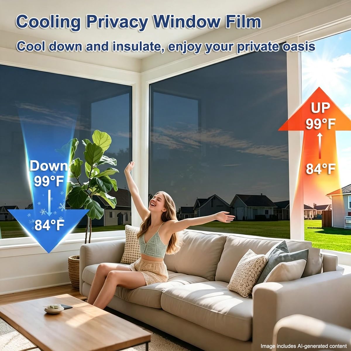 Vinilo Espejo Unidireccional para Ventanas, Lámina Termico Protector Solar | Vinilo Ventana Decorativos Adhesiva UV, Privacidad, Reflectante, Para Hogar Oficina(Deep black,120x200cm)