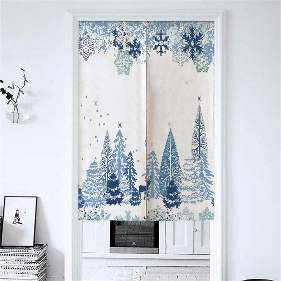 Amazon Lacuto のれん パントリー 70x150cm ロング おしゃれ 花柄 暖簾 おしゃれ 目隠し 遮光 間仕切り 和風 のれん 突っ張り 横浜飯店 暖簾分け のれん 65cm のれん オンライン通販