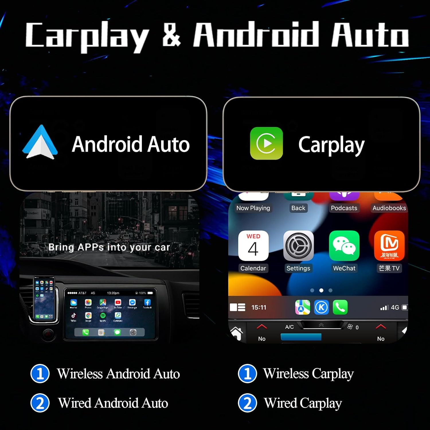 for Acura TSX 2004-2008 Android Car Stereo Radio, Tesla Style Touchscreen, 1080P HD Multimedia Video Player, Wireless CarPlay & Android Auto, Bluetooth, GPS Navigation, 5G WiFi, DSP, Backup Camera