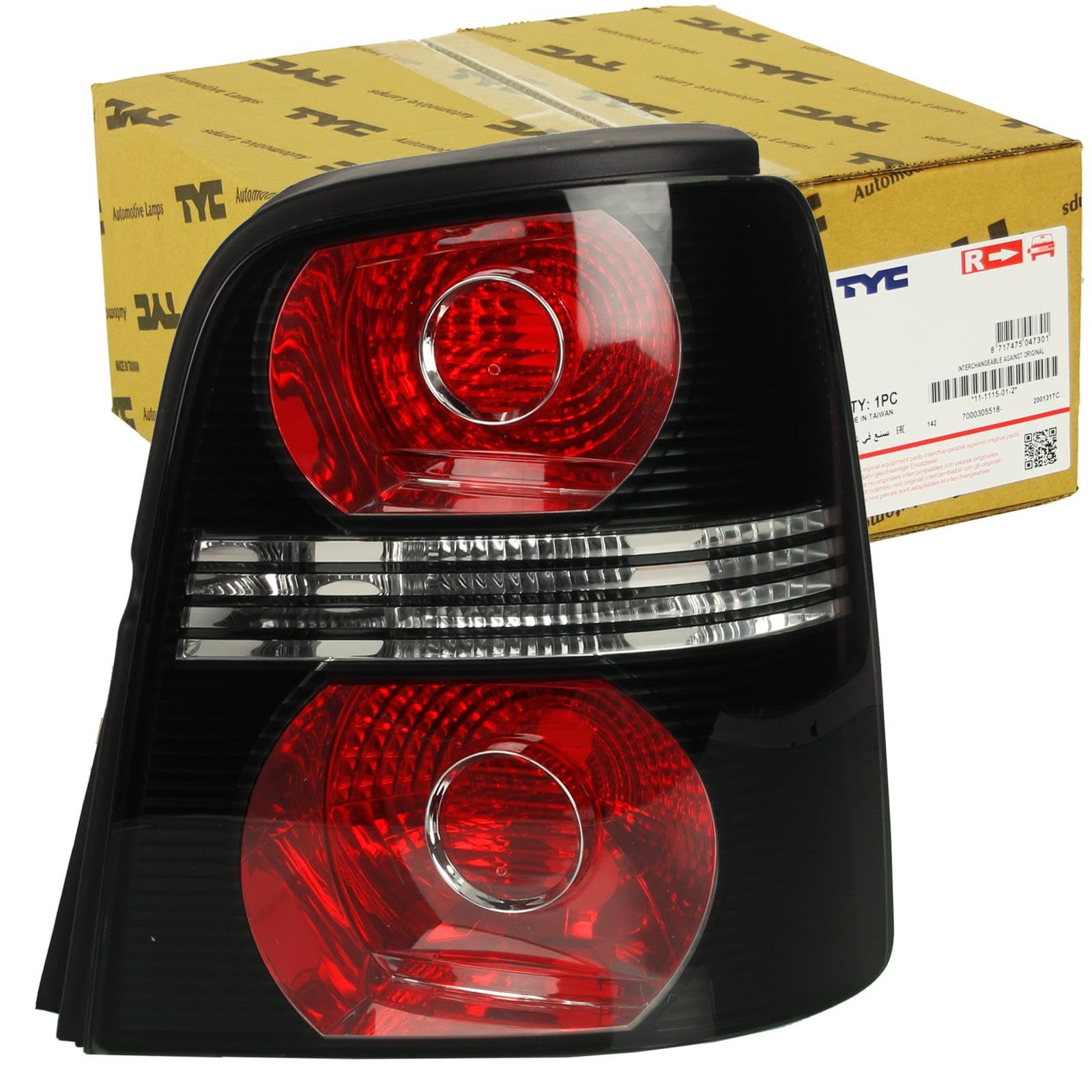 Fits TYC O�WIETLENIE 11-11673-11-2 REAR LAMP RIGHT BLACK 2006->   ⭐UK Stock⭐