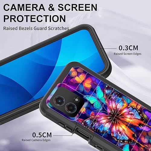 Miniatura 5 de Funda para Moto G Stylus 5G 2023, cuerpo completo, a prueba de golpes, protección contra caídas, a prueba de polvo, resistente de 3 capas, militar,